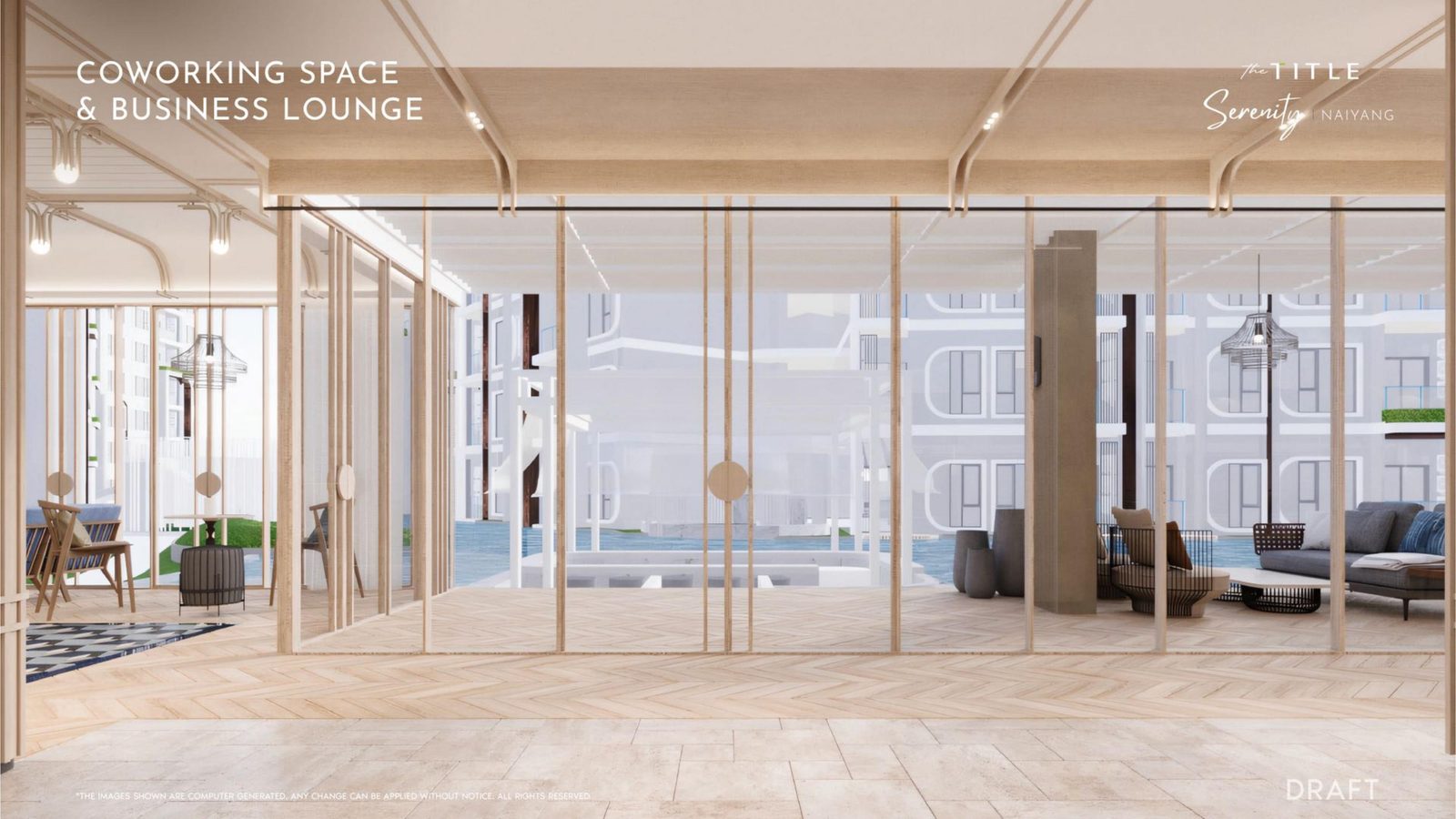 Business Lounge Entrance — Interior at The Title Serenity Naiyang