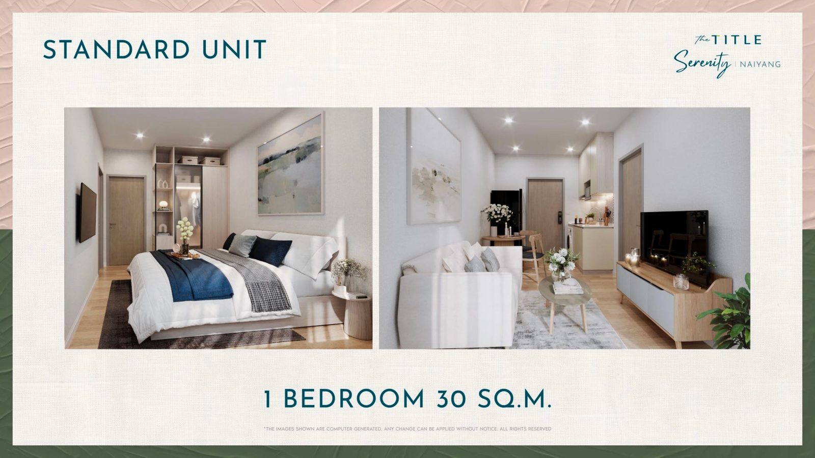 1 Bedroom 30 sq.m. floor plan