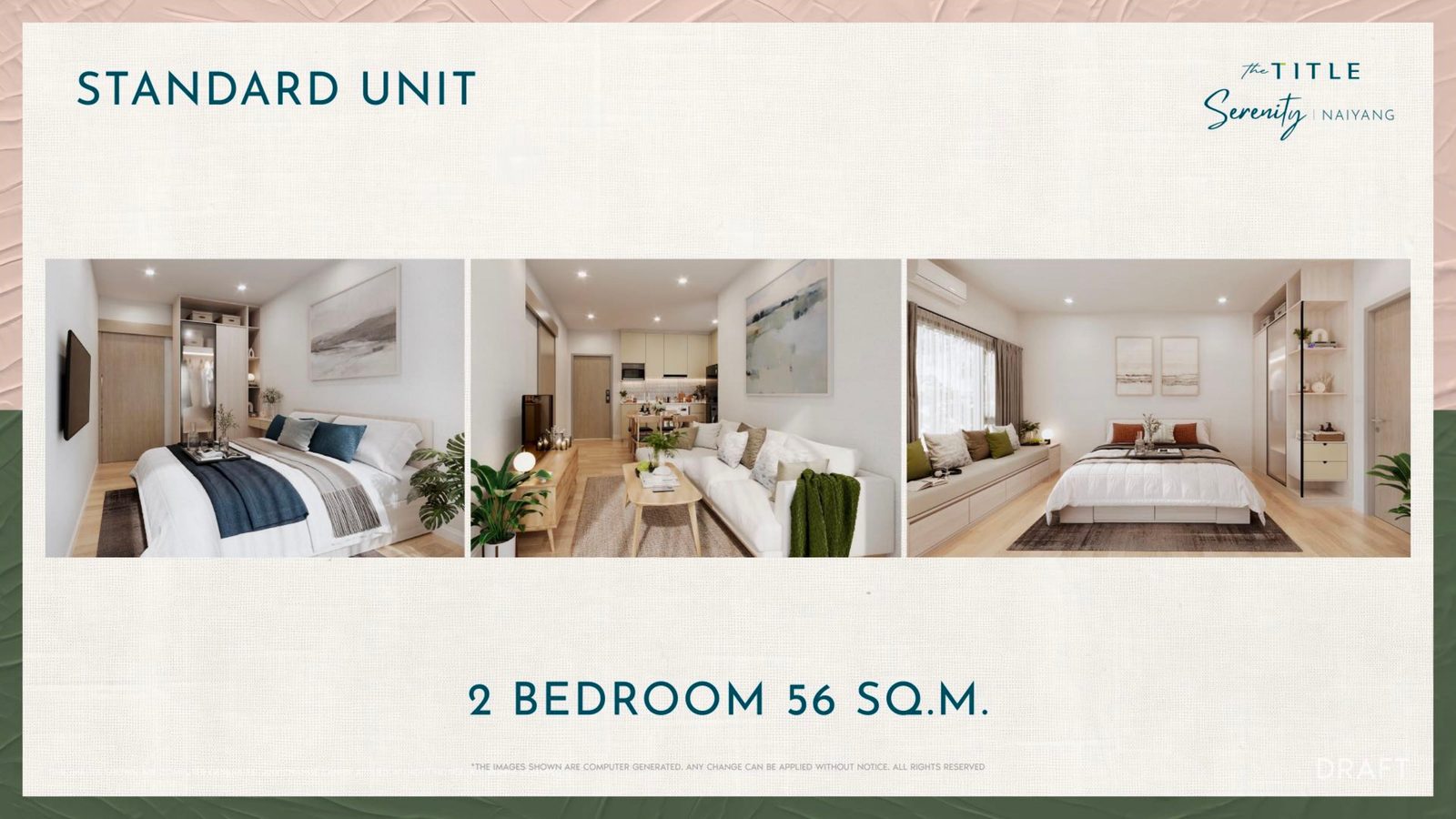 2 Bedroom 56 sq.m. floor plan