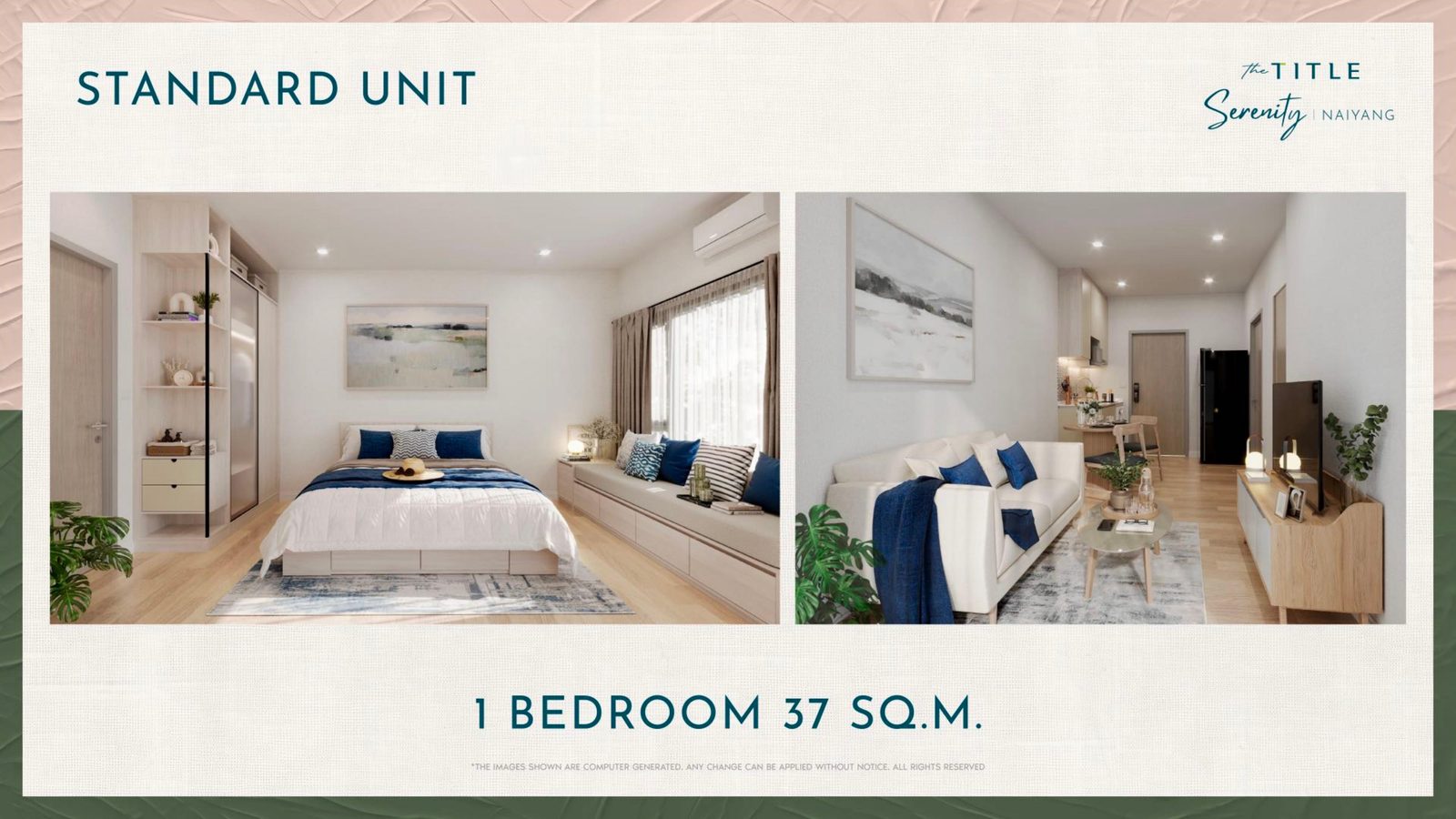 1 Bedroom 37 sq.m. floor plan