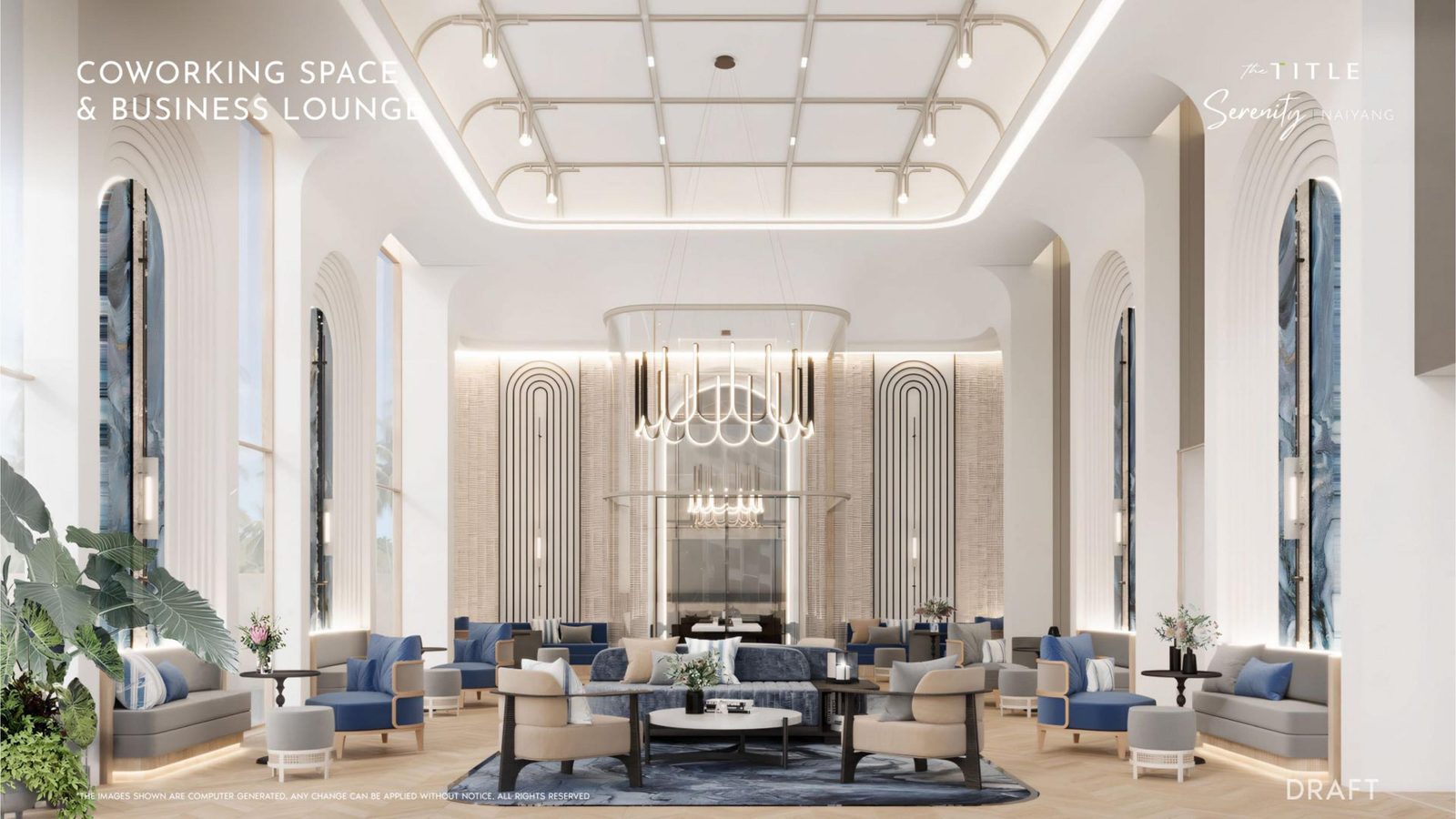 Business Lounge — Interior at The Title Serenity Naiyang