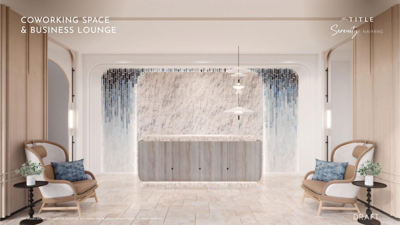 Co-Working Lounge — Interior at The Title Serenity Naiyang